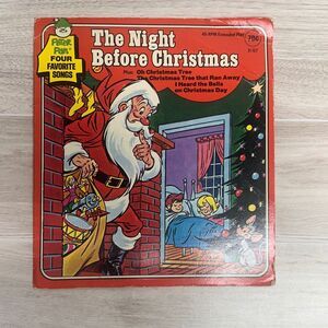Peter Pan Records – The Night Before Christmas EP 1960 Peter Pan Christmas 45